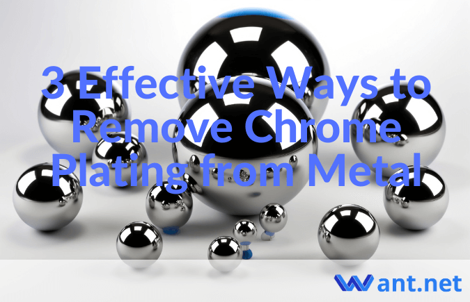 remove chrome plating from metal