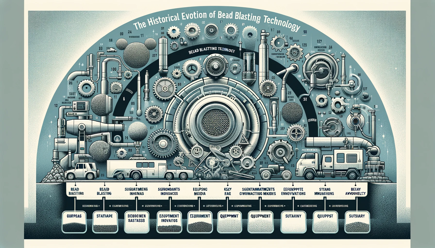 History of Bead Blasting in the Realm of Precision CNC Machining