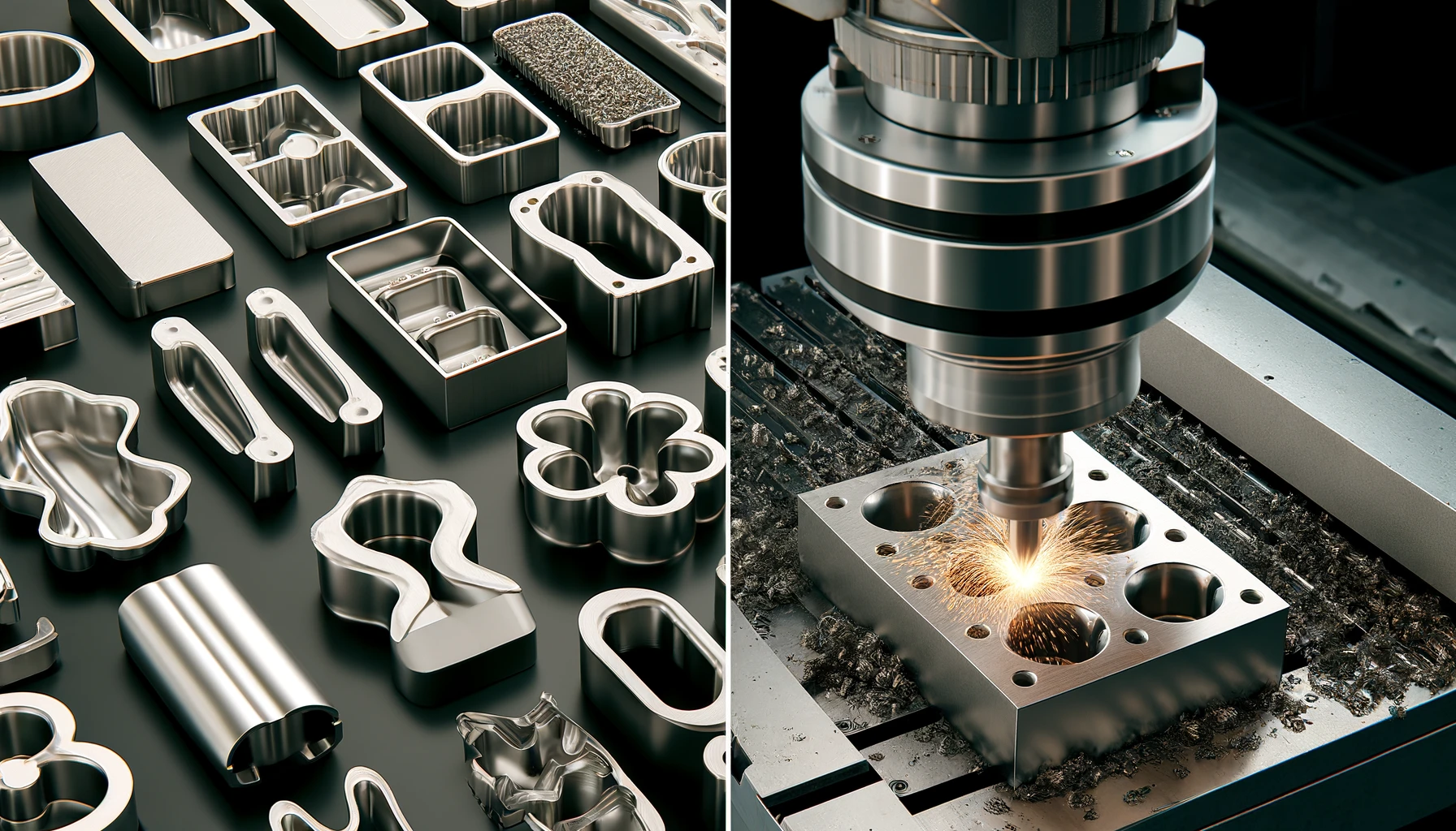 CNC Machining Parts in Molds of Food Automation Machinery