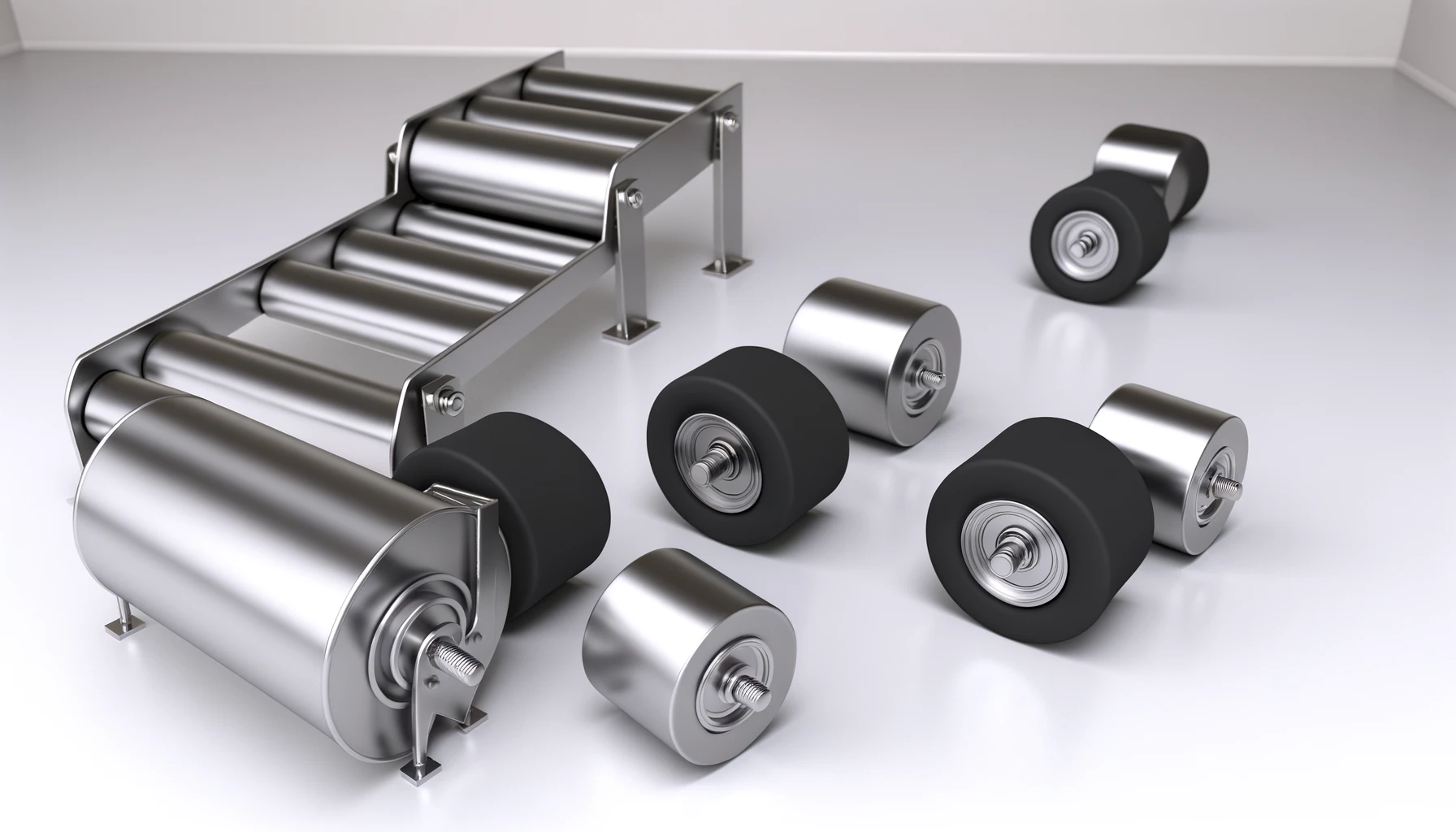 Drive Rollers for Food Conveyors Designed and Manufactured with Precision CNC Machining