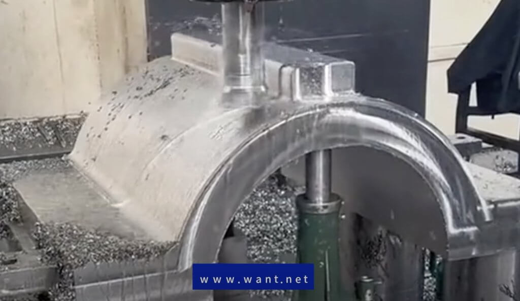 CNC Machining Arch shaped structural workpiece
