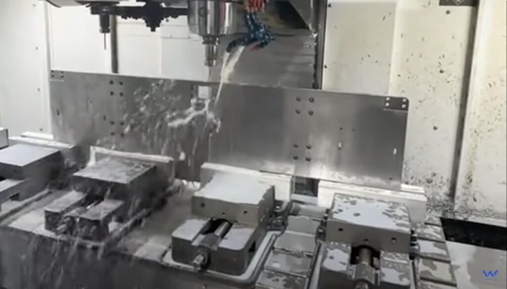 CNC Milling Large Metal Sheet Processing