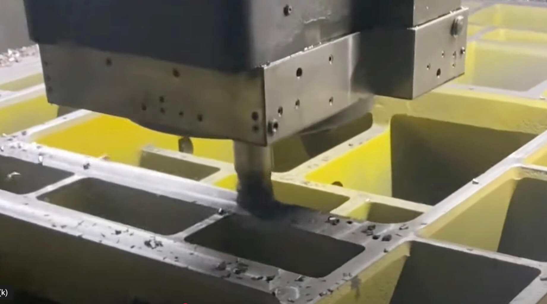 CNC Gantry milling large workpieces