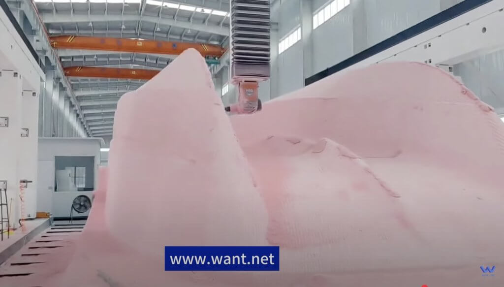CNC Milling Large Yacht Wooden Mold Processing