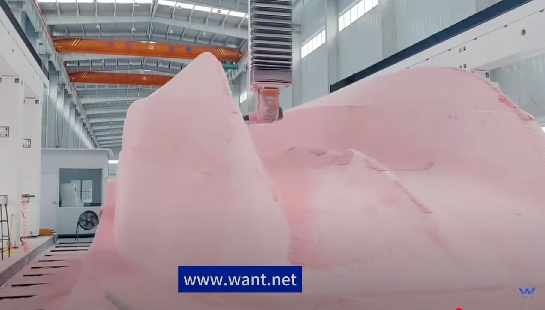 CNC Milling Large Yacht Wooden Mold Processing