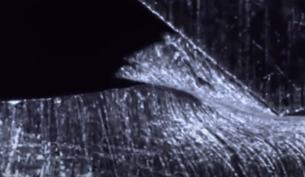 CNC Turning under an Electron Microscope