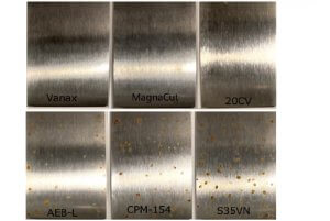 Comparison between Magnacut steel and other steels