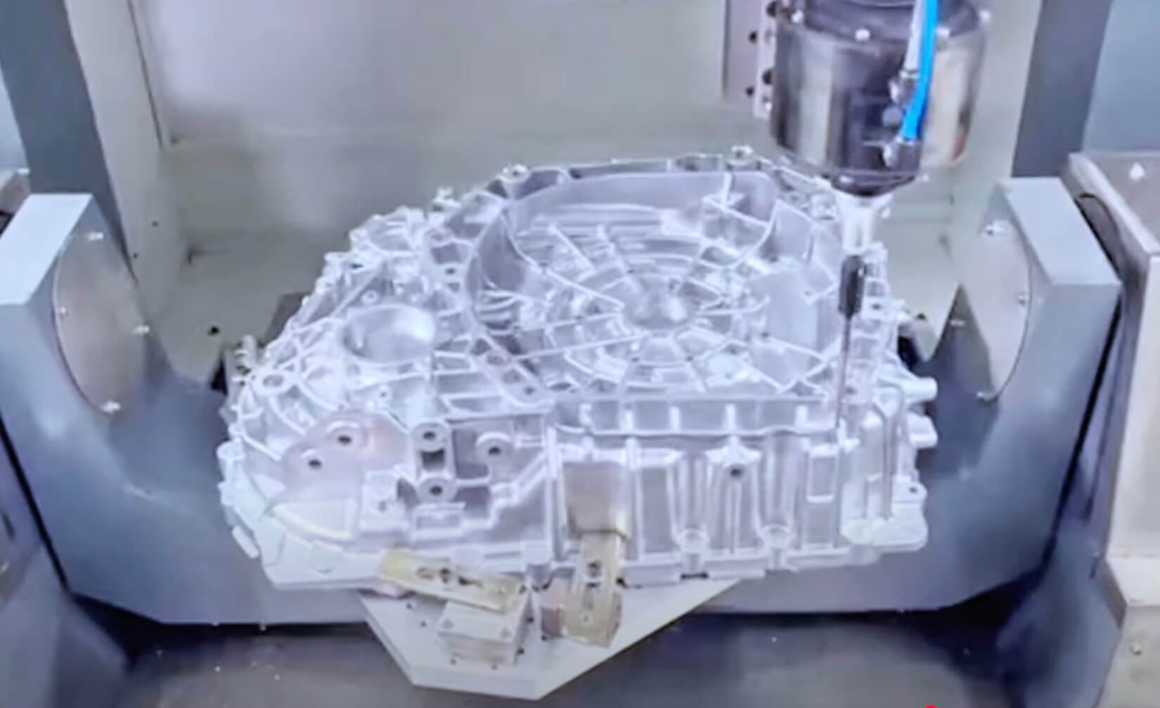 CNC Deburring of a Metal Clutch Housing