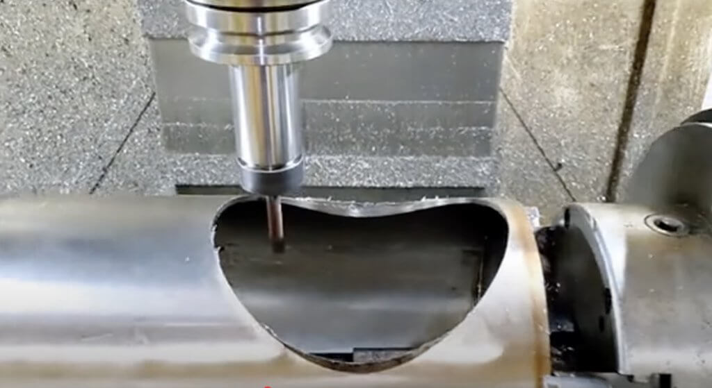 CNC Milling of Curved Stainless Steel Casing